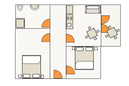 Ground-plan of the apartment - 1 - 4
